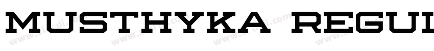 Musthyka Regular字体转换 Musthyka Regular字体转换